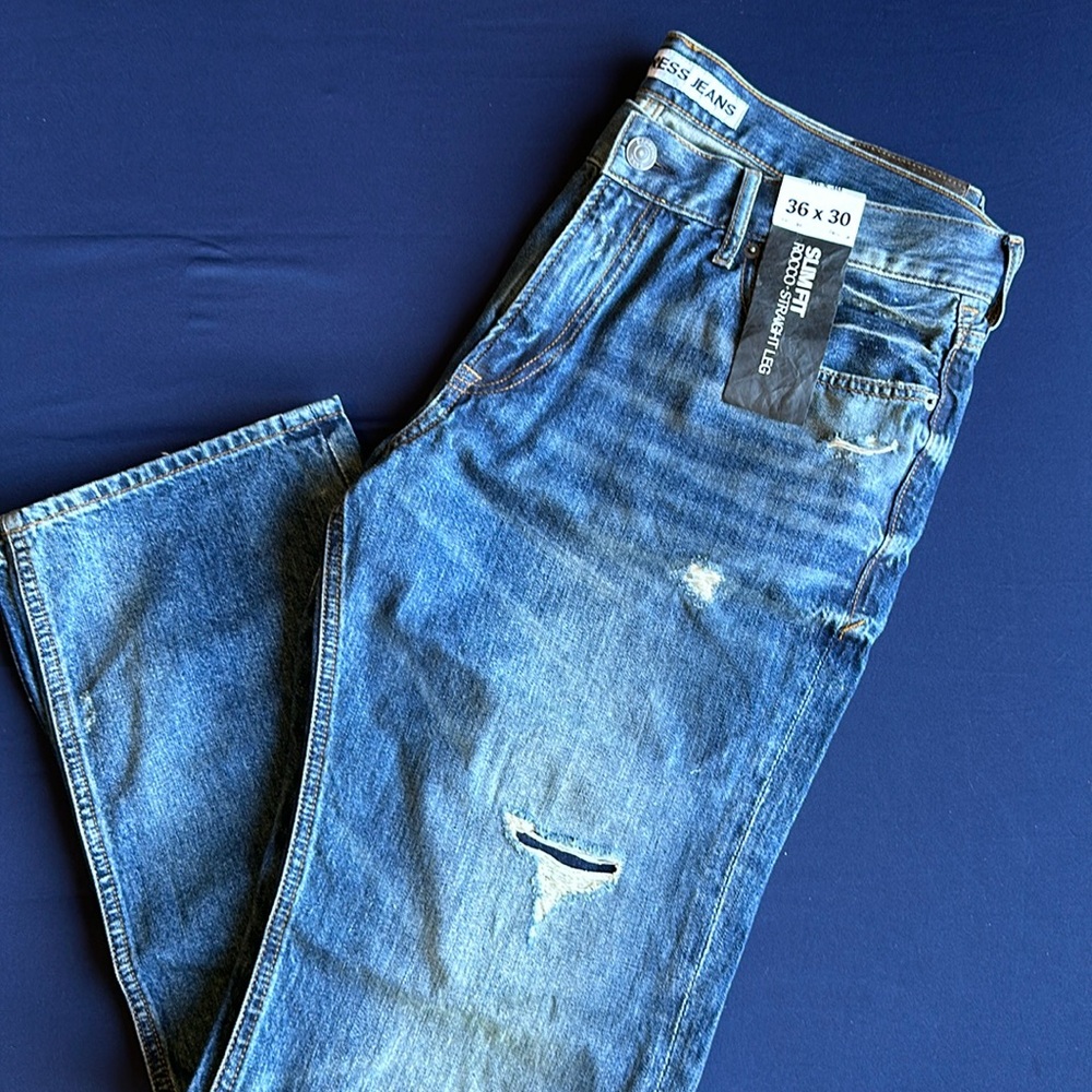 Express jeans, slim fit Rocco straight leg 36 x 30